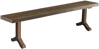 Asher Strada Straight Edge Bench