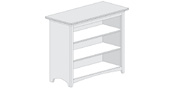 Avondale Single Bookcases