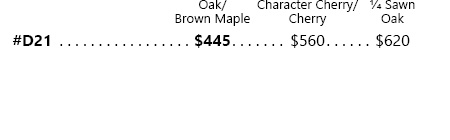 Avondale Option Pricing