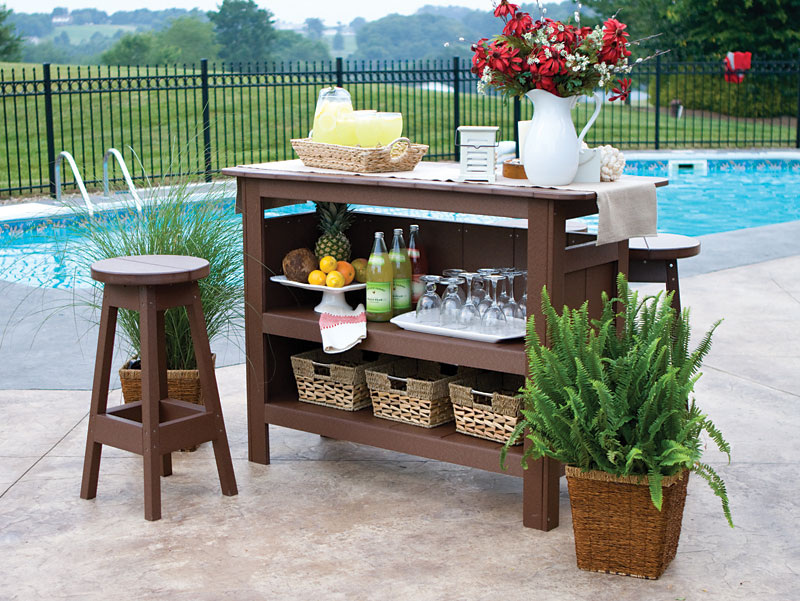 Island Poly Patio Bar
